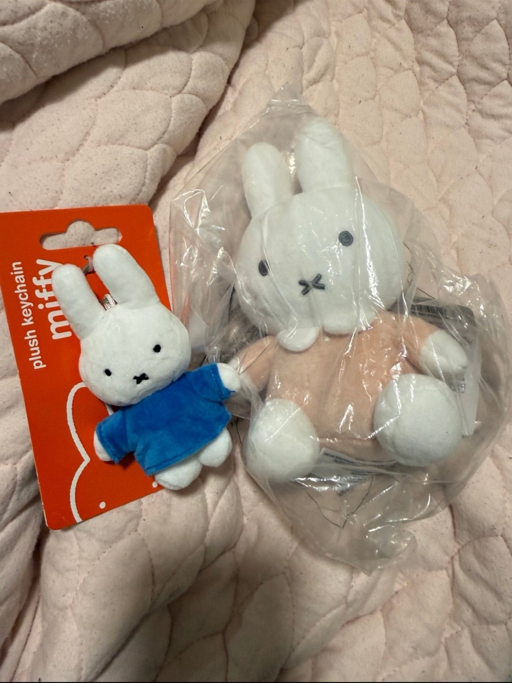 Miffy Plush Keychain & Plush Bunny Set -
